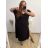 (div)(p)Kleid kurzarm übergroße (uni XL-2XL) ITALIENISCHE MODE IM420023(/p)(/div) 3xl / 4xl schwarz