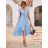 Elegantes ärmelloses Sommerkleid für Damen (Einheitsgröße S/M) ITALIAN FASHION IMD22351 rosa S/M