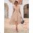 Elegantes ärmelloses Sommerkleid für Damen (Einheitsgröße S/M) ITALIAN FASHION IMD22351 rosa S/M