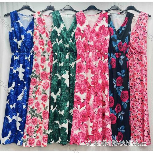 Sommer Kurzarm Sommerkleid (S / M ONE SIZE) ITALIENISCHE MODE IMWY21019