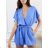 Kurzer Sommer-Jumpsuit mit kurzen Ärmeln für Damen (Einheitsgröße S/M) ITALIAN FASHION IMM23M13226