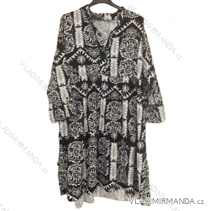 Langes, dehnbares, ärmelloses Sommerkleid für Damen (S / M / L ONE SIZE) ITALIAN FASHION IMWC222492