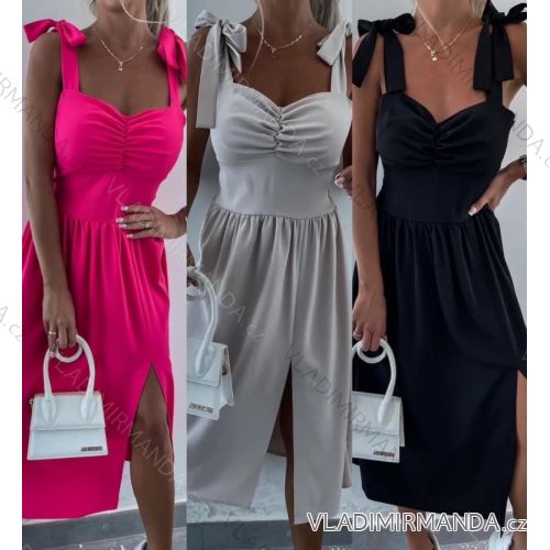 Trägerloses Sommerkleid für Damen (Einheitsgröße S/M) ITALIAN FASHION IMWY23140