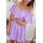 Kleid mit Knöpfen und geknöpften Damen (uni s-m) ITALIAN FASHION IM2203948