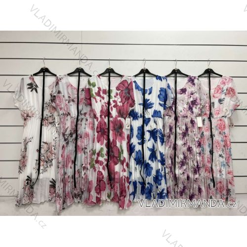 Kleid mit Knöpfen und geknöpften Damen (uni s-m) ITALIAN FASHION IM2203948