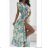 Sommer Kurzarm Sommerkleid (S / M ONE SIZE) ITALIENISCHE MODE IMWY21019