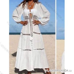 Damen Robe Tunika Cover Over Bademode (S/M ONE SIZE) ITALIAN FASHION IMWB222854