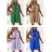 Ärmelloses, plissiertes Sommerkleid für Damen (Einheitsgröße S/M) ITALIAN FASHION IMWB23352
