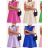 Sommer Kurzarm Sommerkleid (S / M ONE SIZE) ITALIENISCHE MODE IMWY21019