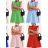 Sommer Kurzarm Sommerkleid (S / M ONE SIZE) ITALIENISCHE MODE IMWY21019