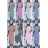Gestreiftes, langes, trägerloses Sommerkleid für Damen (Einheitsgröße S/M) ITALIAN FASHION IMWB23326