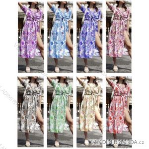 Langes Sommerkleid für Damen (S/M ONE SIZE) ITALIAN FASHION IMWB222567