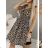 Sommer Kurzarm Sommerkleid (S / M ONE SIZE) ITALIENISCHE MODE IMWY21019