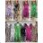 Sommer Kurzarm Sommerkleid (S / M ONE SIZE) ITALIENISCHE MODE IMWY21019