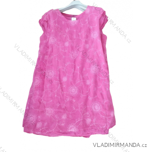 Šaty lněné letní krátký rukáv dámské (50-60) ITALSKá MóDA IM423LINA