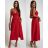 Langes, elegantes Partykleid für Damen mit Trägern (S/M EINHEITSGRÖSSE) ITALIAN FASHION IMWE232089