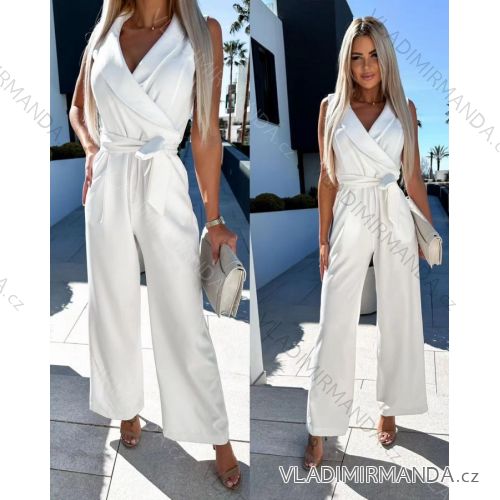 Langer, eleganter, ärmelloser Damen-Jumpsuit (Einheitsgröße S/M) ITALIAN FASHION IMWE232094