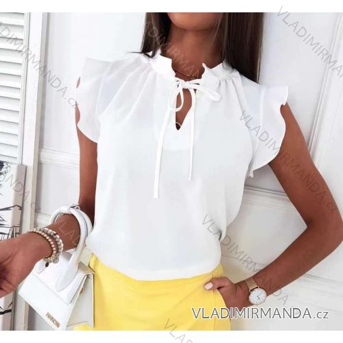 Tunika letní krátký rukáv dámské (S/M/L ONE SIZE) ITALSKÁ MÓDA IMWE231546