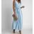 Langes, elegantes, ärmelloses Partykleid für Damen (Einheitsgröße S/M) ITALIAN FASHION IMWE232099