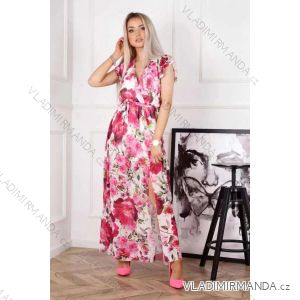 Langes ärmelloses Sommerkleid für Damen (Einheitsgröße S/M) ITALIAN FASHION IMWE232106