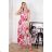 Langes ärmelloses Sommerkleid für Damen (Einheitsgröße S/M) ITALIAN FASHION IMWE232106