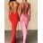 Langes, elegantes Partykleid für Damen mit Trägern (S/M EINHEITSGRÖSSE) ITALIAN FASHION IMWE232107