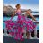Langes Sommerkleid mit Trägern für Damen (S/M EINHEITSGRÖSSE) ITALIAN FASHION IMWE232110
