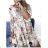 Langes Chiffon-Kurzarmkleid für Damen (S/M ONE SIZE) ITALIAN FASHION IMWGM23456