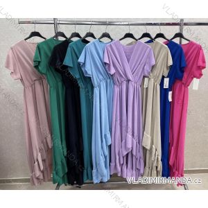 Sommerkleid Carmen aus Musselin für Damen (Einheitsgröße S/M) ITALIAN FASHION IMWE231506