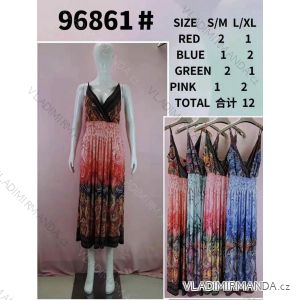 Langes eiskaltes Sommerkleid mit Trägern für Damen (S/ML/XL) ITALIAN FASHION IMB2396861