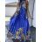 Kleid mit 3/4 Ärmeltasche für Damen (uni sl) ITALIAN Fashion IM3181746