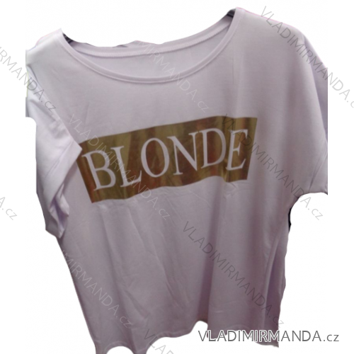 T-Shirt Kurzarm Damen blond (uni sl) ESILLA IMT18310 S/L one size weiß