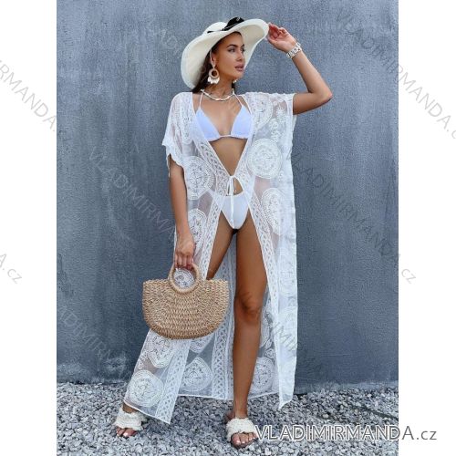 Kleid übergroße Kurzarm Damen (UNI S-L) ITALIAN FASHION IMD20187