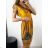 Ärmelloses Icecool-Sommerkleid für Damen (M/L, XL/2XL) AINUOSI ITALIAN FASHION IMB237721 gelb XL/2XL