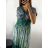 Sommerliches Icecool-Kleid für Damen mit Ärmeln (M/L, XL/2XL) AINUOSI ITALIAN FASHION IMB239922