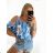 Sommer-Icecool-Kurzarm-Tunika für Damen (S/M Einheitsgröße) ITALIAN FASHION IMM23M2929