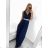 Langes, elegantes, ärmelloses Partykleid für Damen (S/M EINHEITSGRÖSSE) ITALIAN FASHION IMPSH223598/DU Rot