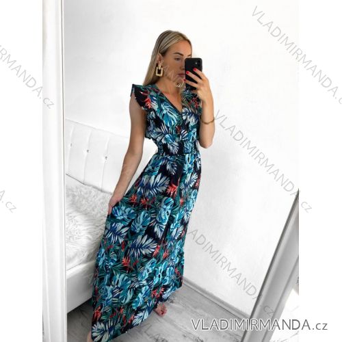 Sommerkleid Carmen aus Musselin für Damen (Einheitsgröße S/M) ITALIAN FASHION FMPZM23A082-3