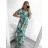 Damen-Sommerkleid mit langen Ärmeln (S/M, L/XL Einheitsgröße) VISKOSE AINUOSI FRENCH FASHION FMPZM23A081-6