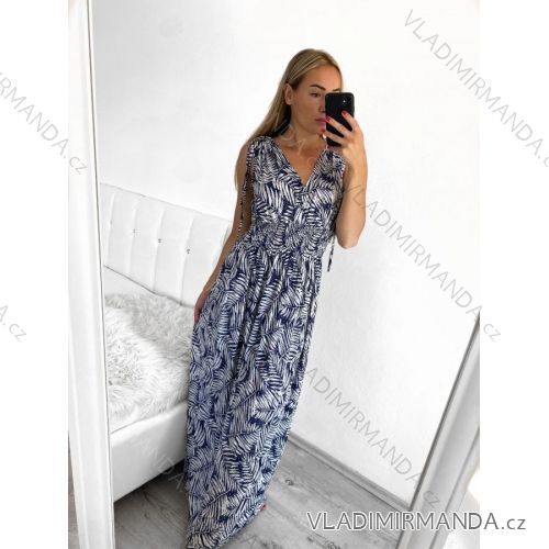 Ärmelloses langes Sommerkleid für Damen (Einheitsgröße S/M) ICECOOL AINUOSI FRENCH FASHION FMPZM23023-4