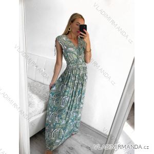 Ärmelloses langes Sommerkleid für Damen (Einheitsgröße S/M) ICECOOL AINUOSI FRENCH FASHION FMPZM23023-4