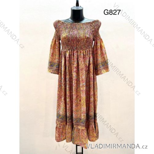 Damen Langarmkleid (S / M ONE SIZE) ITALIAN FASHION IMM211555