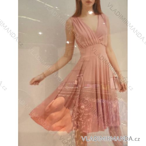 Damen Langarmkleid (S / M ONE SIZE) ITALIAN FASHION IMM211555