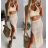Damen-Set mit Trägertop und Strickrock (Einheitsgröße S/M) ITALIAN FASHION IMM23M8747