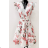 Damen-Sommerkleid aus Chiffon mit kurzen Ärmeln (Einheitsgröße S/M) FRENCH FASHION IMPES239581
