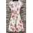 Damen-Sommerkleid aus Chiffon mit kurzen Ärmeln (Einheitsgröße S/M) FRENCH FASHION IMPES239581