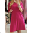 Kurzarmkleid für Damen (S/M EINHEITSGRÖSSE) ITALIAN FASHION IMPMG232679