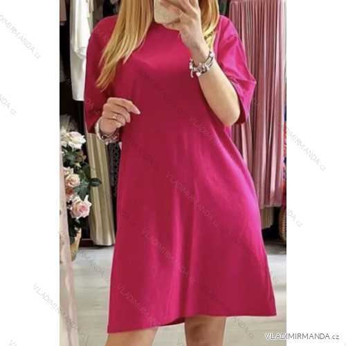Kurzarmkleid für Damen (S/M EINHEITSGRÖSSE) ITALIAN FASHION IMPMG232679