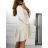 Übergroßes 3/4-Langarmkleid für Damen (S/M EINHEITSGRÖSSE) ITALIAN FASHION IMWGB231731