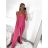 Langer trägerloser Damenoverall (S/M ONE SIZE) ITALIAN FASHION IMPCF2312660/DU S/M rosa